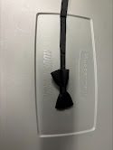 Black Adjustable Bow Ties, 16 sold individually