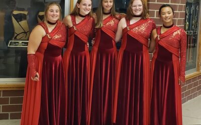 Red Drum Major Dresses, 5 sold individually