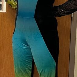 Unitards (Turquoise and Black), lot of 21